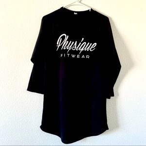 Physique Fit Wear Men’s Lg Long Sleeve Gym Tee